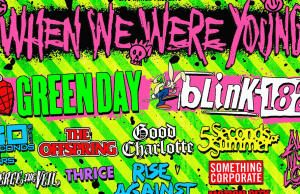 Green Day y Blink-182 encabezarán el festival When We Were Young 2023